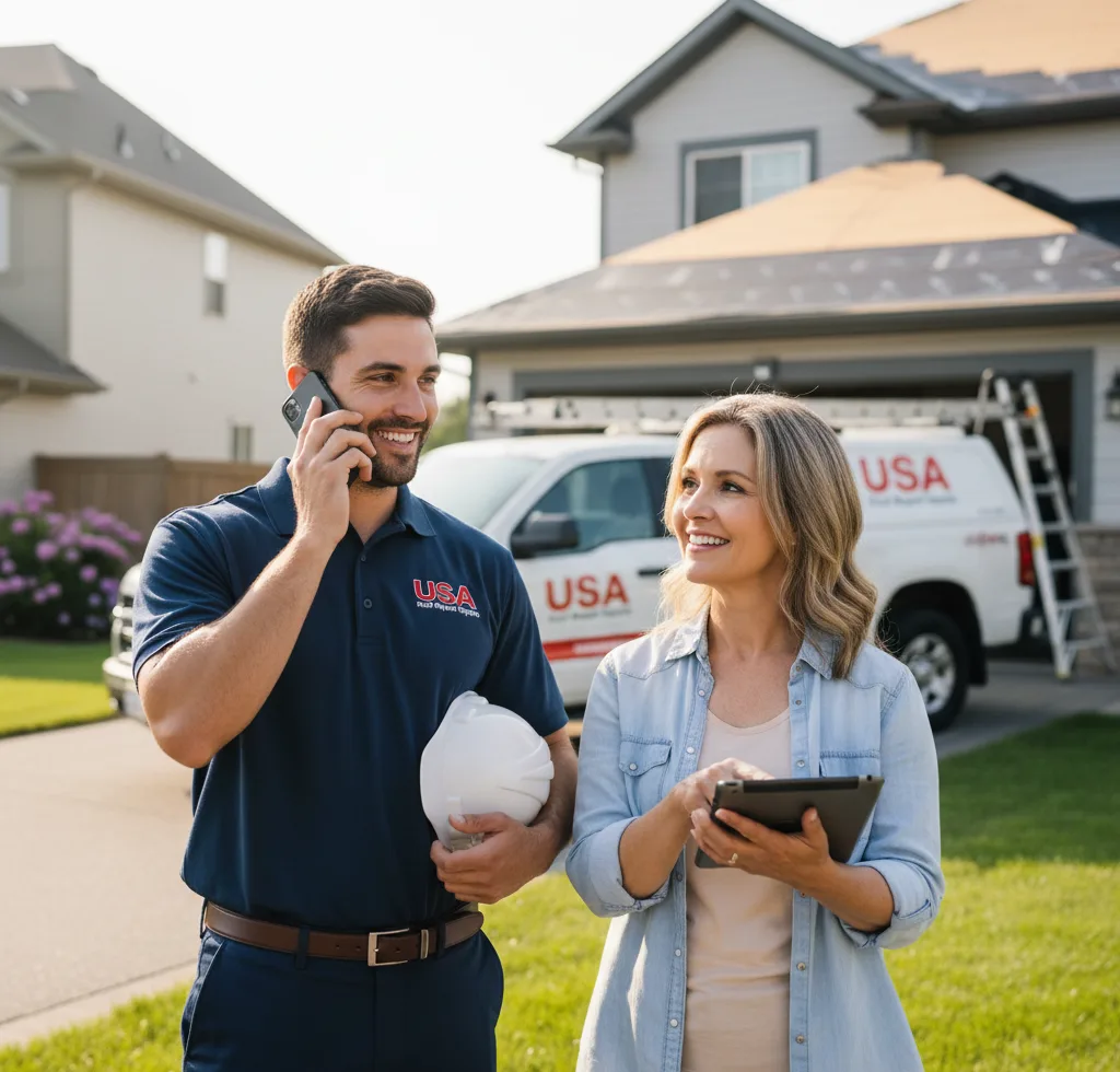 USA Roof Repair Experts customer support in Slingerlands